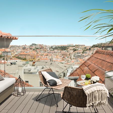 The Lumiares Hotel & Spa - Small Luxury Hotels Of The World Lisboa Εξωτερικό φωτογραφία The rooftop terrace